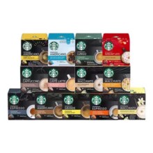 星巴克咖啡胶囊咖啡starbucks进口雀巢多趣酷思焦糖奶咖3盒原箱发31.9元