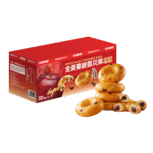 玩铁猩猩 全麦蔓越莓贝果 480g9.24元包邮（需试用）