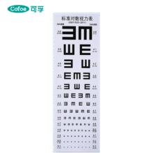 换购价、京东PLUS:可孚 视力表新国标成人国际标准家用对数儿童挂图测眼睛测试表 标准款6元