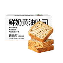 碧翠园 厚切黑巧吐司面包 600g11.13元（需领券）