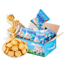 小鹿蓝蓝 儿童饼干 300g17.3元，图片是plus优惠