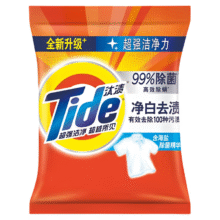 汰渍洗衣粉去渍去污除螨大袋实惠家庭装持久留香1.15kg、2.3斤9.07元