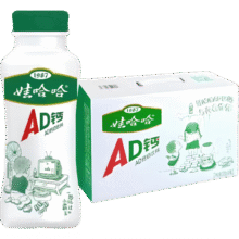 临期商品：娃哈哈 AD钙奶1987纪念版原味220g*24瓶19.9元