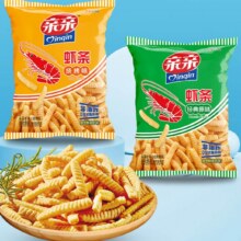 亲亲 虾条 80g*6袋 多款多口味任选15.4元（合2.57元/袋，需领券）