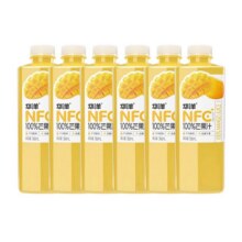 临期：华洋 100%芒果汁366ml*6瓶9元包邮（需领券+淘金币）