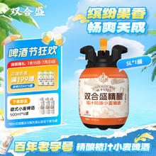 双合盛 桔汁风味小麦啤酒 5L 桶+双合盛德式小麦精酿啤酒500ml*6听券后87.61元