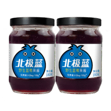 20点、需首购、88VIP：仲景 ≥70%果肉含量 纯熬蓝莓果粒果酱160g4.05元包邮+55淘金币（需首单1元）