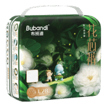 布班迪 山茶花花芯裤 L码 纸尿裤 28片*4件29.9元