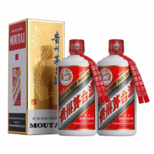 再降价：茅台 飞天 53度 酱香型白酒 500ml*2瓶3900元 包邮