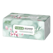 蓝漂白色纸巾抽纸 5层 300张*5包3.75元(买一送一，实付7.49元)