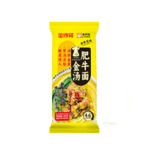 需首购、PLUS会员: 金沙河来伊份 挂面 面条 金汤肥牛面 哈麦精粉 方便面 150g*1袋1.71元