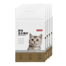 京东京造 3合1混合猫砂2.6kgx4包 新老包装随机发货 膨润土豆腐除臭低尘61.71元/件（需买2件）