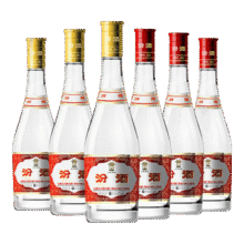 20点、plus会员：汾酒 黄盖+红盖组合装 53°+42° 清香型 475ml 6瓶231.47元