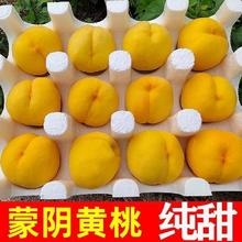 顺丰 特大果 爆甜 山东蒙阴黄桃 黄金蜜桃 2.5斤 4-5个20.18元（需买2件，需用券）