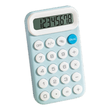 得力 学生计算器 TE10 蓝4.9元（需换购）