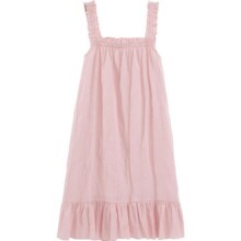 春夏100%纯棉双层纱裙女吊带睡裙11.92元