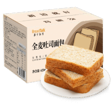 面包新语 全麦面包 500g57.24元（需领券，合14.31元/件）