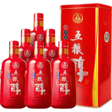 百亿补贴、20点：五粮液 五粮醇红淡雅 50° 浓香型 500ml 6瓶217.6元