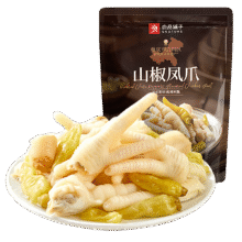 良品铺子 山椒凤爪500g14.9元包邮