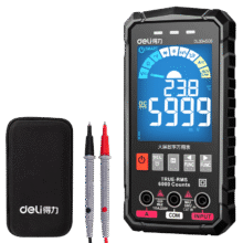 plus：得力 彩屏款大屏数显万用表 5999 自动量程187.49元（plus）