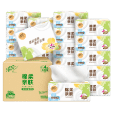 88VIP、百亿补贴：清风 就你抽纸 4层320张*20包18.6元包邮