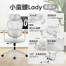 网易严选 小蛮腰S9 Lady女生椅晨露灰 无搁脚648.55元