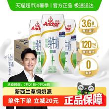 Anchor 安佳 脱脂纯牛奶3.6g蛋白质新西兰原装进口草饲营养早餐奶250ml*2461.31元