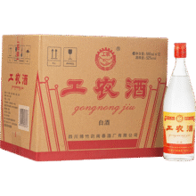 剑南春 工农酒 52°浓香型白酒 500ml *12瓶199元（需领券）