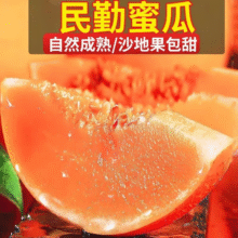 陇百味 甘肃民勤蜜瓜 净重4.5斤【1-2个装】9.9元（需领券）