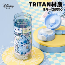 88VIP：迪士尼   儿童水杯  直饮杯 Tritan 530ml/漫画史迪奇15.95元+1.81元淘金币