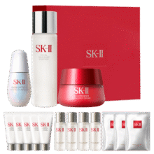 plus会员：SK-II 神仙水小灯泡大红瓶 护肤套装 神仙水230ml+小灯泡30ml+大红瓶50g3165.09元