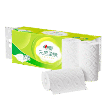 xinxiangyin/心相印 云感柔肤70g 无芯卷纸 四层 10卷8.45元