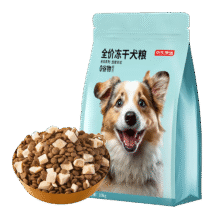 京东京造 全价冻干鲜肉狗粮10kg 无谷鸡肉味成犬幼犬全犬种金毛泰迪152.76元（有赠品）