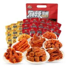 三只松鼠 麻辣零食大礼包500g新低9.62元包邮