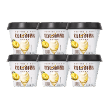 蒙牛（MENGNIU）全程冷链 每日鲜酪苏丹王榴莲风味酸奶 125g×6杯58.9元