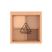 【官方正品】3CE四色眼影盘 哑光大地色修容新手女生日送礼 N80元