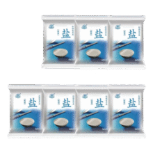 鲁祥 精制盐400g*7包4.9元（需领券）