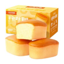 88VIP:三只松鼠半熟芝士蛋糕400g/约12小包9.61元（需领券，淘金币抵1.59）