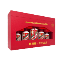 茅台 飞天 53度 酱香型白酒 500ml 步步高升礼盒1707.9元 包邮