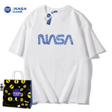 NASA WEEK纯棉短袖情侣*3件34.8元（需领券，合11.6元/件）