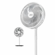 美的（Midea）电风扇落地扇台扇家用大风量遥控摇头电扇宿舍轻音低噪台式桌面两用节能 【升级七叶强风  台地两用】象牙白138.99元