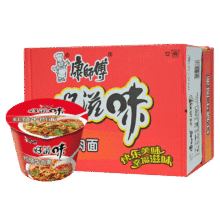 百亿补贴：康师傅 红烧牛肉面 12桶、1224g+赠火腿肠2根34.11元包邮