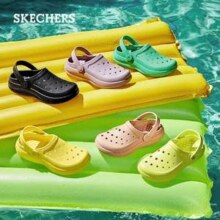 Skechers 斯凯奇 女士厚底增高凉拖洞洞鞋111514 多色92.65元包邮