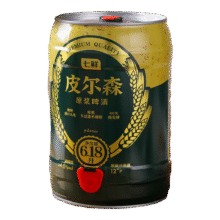 plus会员：7FRESH 皮尔森原浆啤酒 6.18L  *3件、需凑单53.4元/件 共160.2元+凑18元、会员免邮