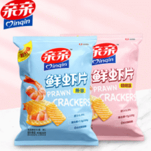 亲亲 膨化大包食品 虾片烧烤味￥2.56 比上一次爆料降低 ￥9.34