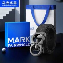 Mark Fairwhale 马克华菲 男士真皮皮带礼盒装39元包邮