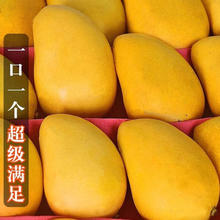 集年鲜 海南贵妃芒果整箱 净重4.5斤钻石果 单果100-150g7.92元