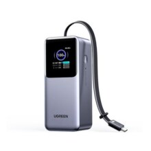 【3C认证充电宝】绿联能量湃Pro165W高功率自带线充电宝2025新款20000毫安大容量快充电脑可带上飞机移动电源249元 (券后省100)