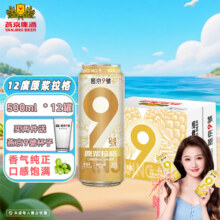 燕京9号啤酒12度原浆白啤500ml*12听拉格燕京旗舰店68元 (券后省11)