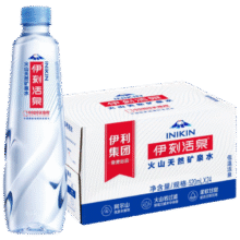 伊利 伊刻活泉 饮用水 弱碱性饮用水 520ml*24瓶24.11元（需领券）